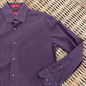 RED Saks Fifth Avenue Trim Fit Button down